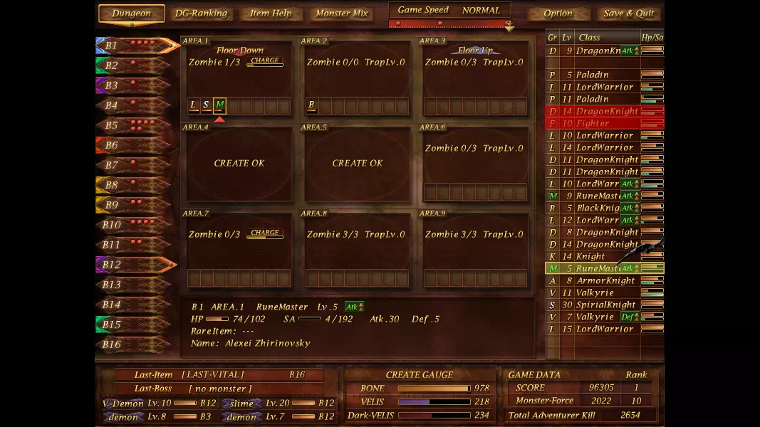 Dungeon Manager ZV