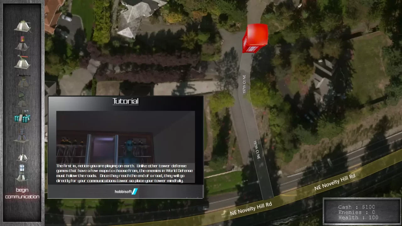 World Defense: A Fragmented Reality Game