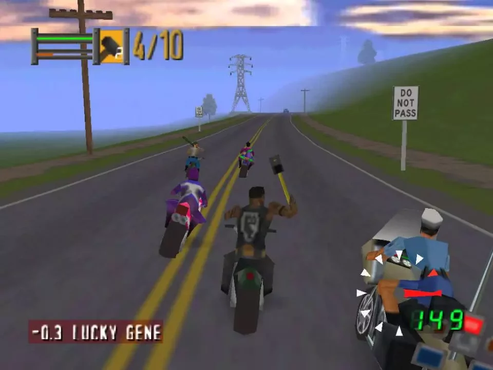 -Road Rash 64-游戏截图-好玩游戏库