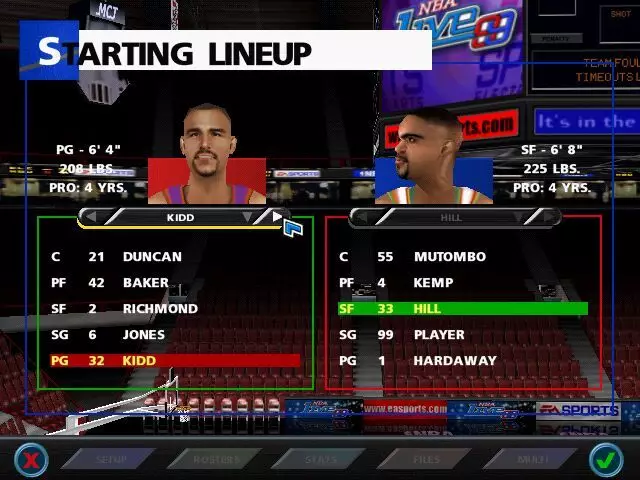 -NBA Live 99-游戏截图-好玩游戏库