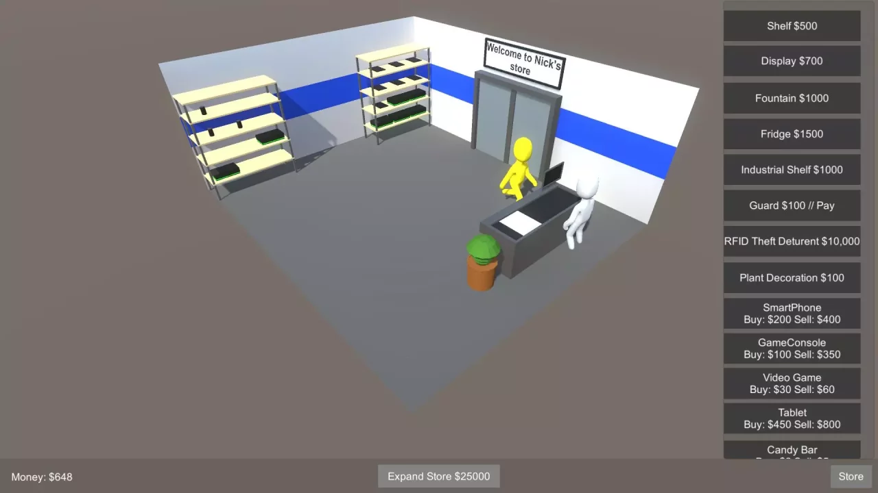 -Supermarket Tycoon-游戏截图-好玩游戏库