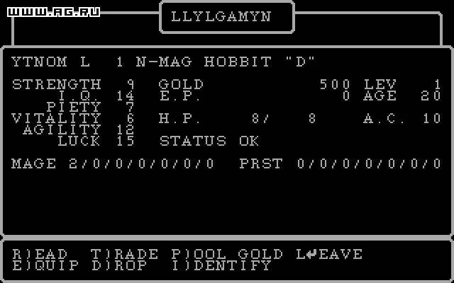 Wizardry 3: The Legacy of Llylgamyn