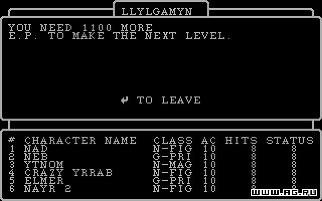 -Wizardry 3: The Legacy of Llylgamyn-游戏截图-好玩游戏库