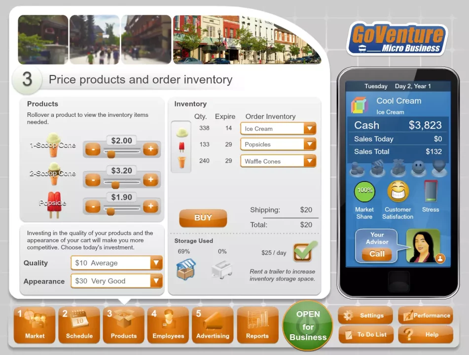 -GoVenture MICRO BUSINESS-游戏截图-好玩游戏库