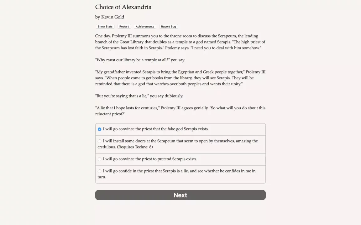 -Choice of Alexandria-游戏截图-好玩游戏库