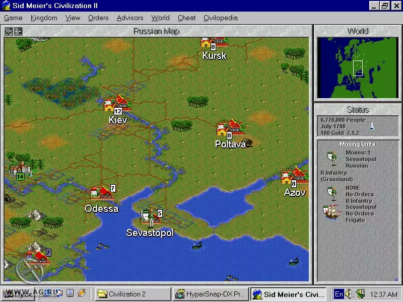 Civilization 2: Conflicts in Civilization