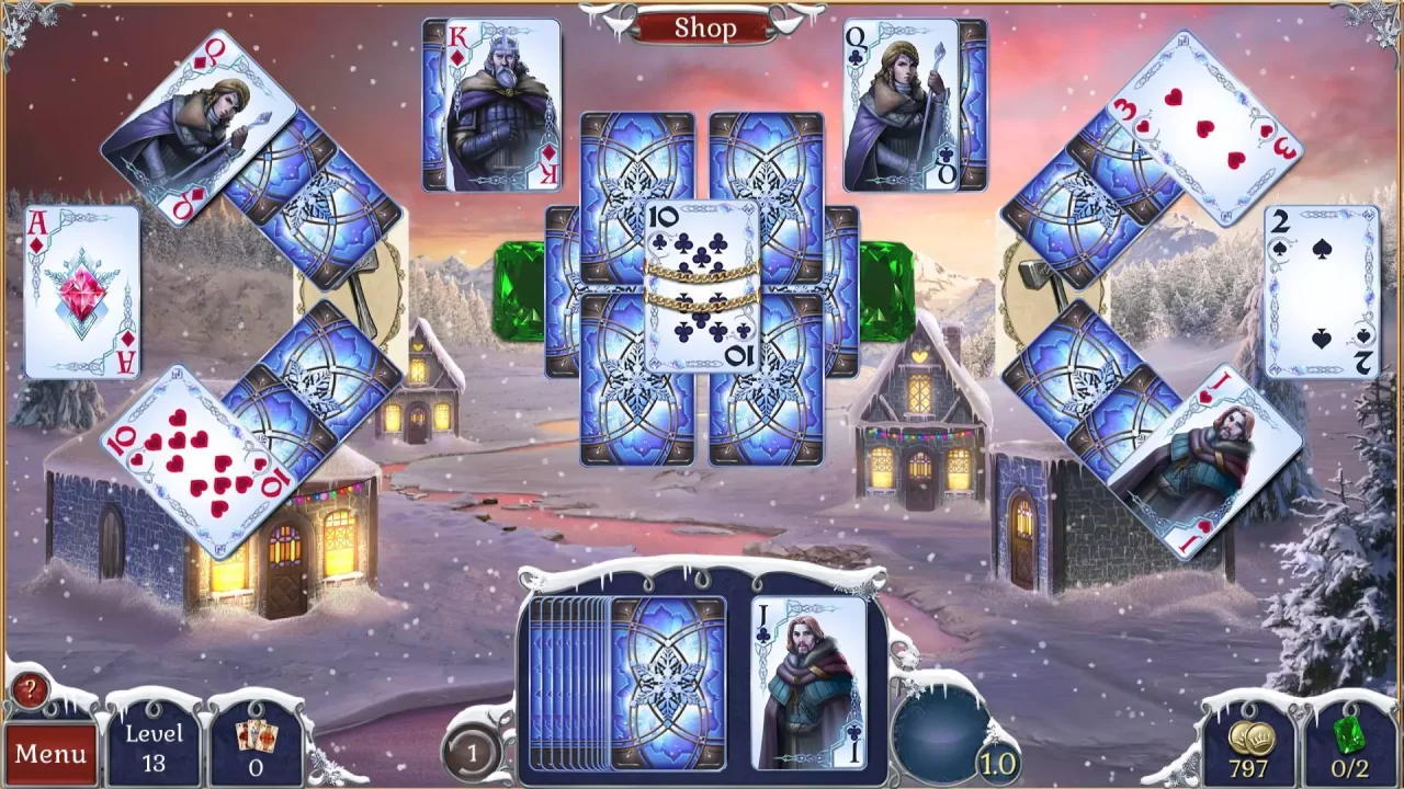 -Jewel Match Solitaire Winterscapes-游戏截图-好玩游戏库