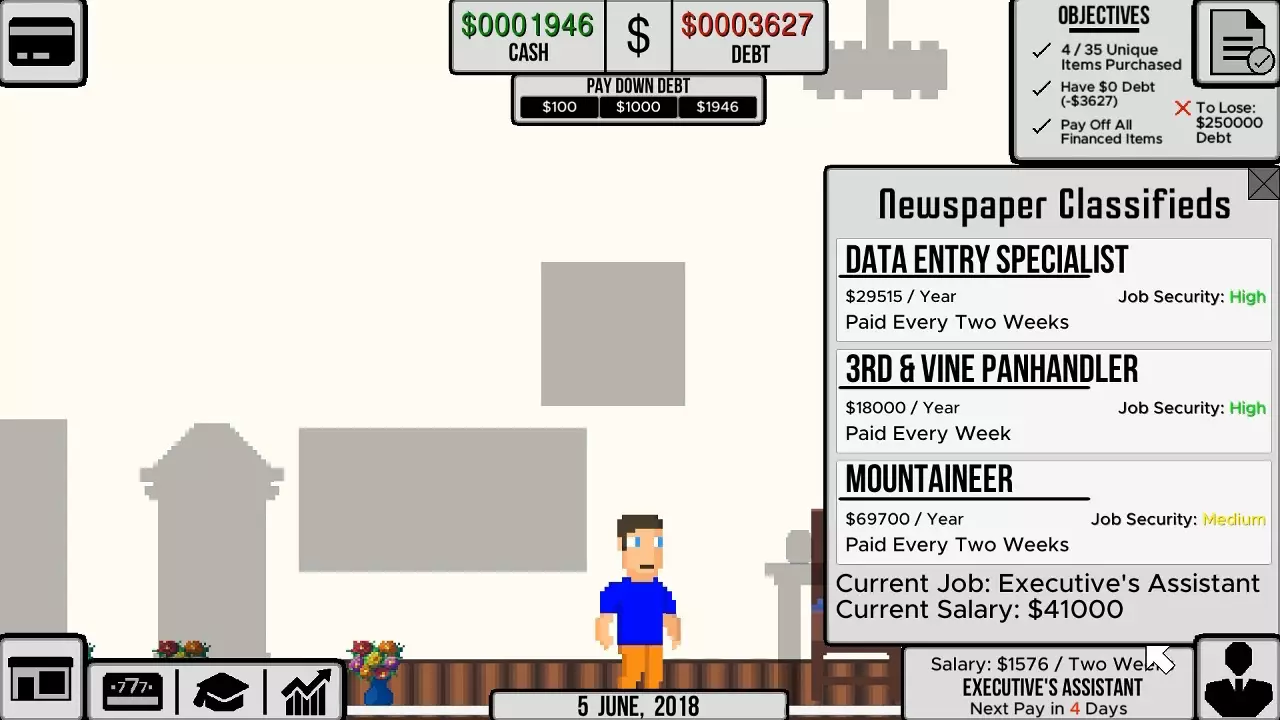 -Life and Debt: A Real Life Simulator-游戏截图-好玩游戏库