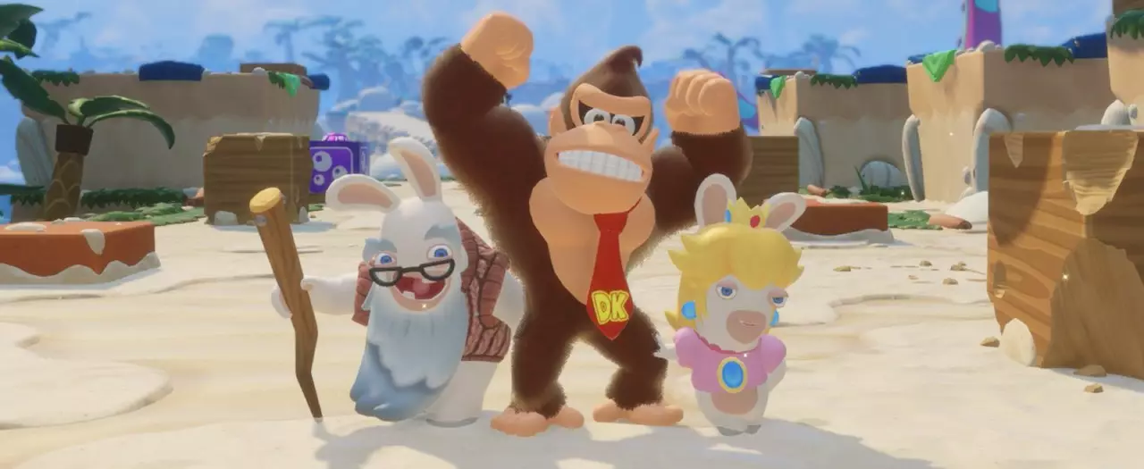 -Mario + Rabbids Kingdom Battle Donkey Kong Adventure-游戏截图-好玩游戏库