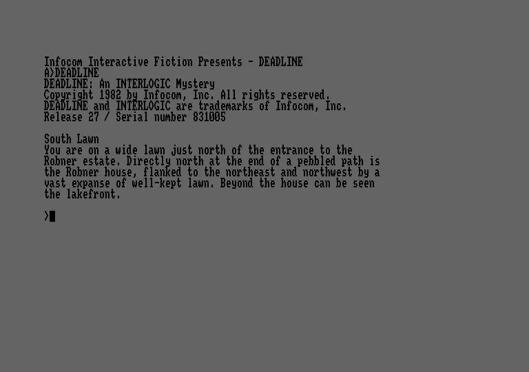 -Deadline (1982)-游戏截图-好玩游戏库