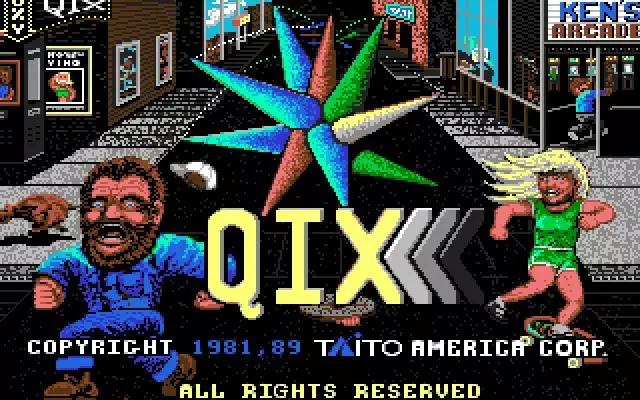 -Qix (1990)-游戏截图-好玩游戏库