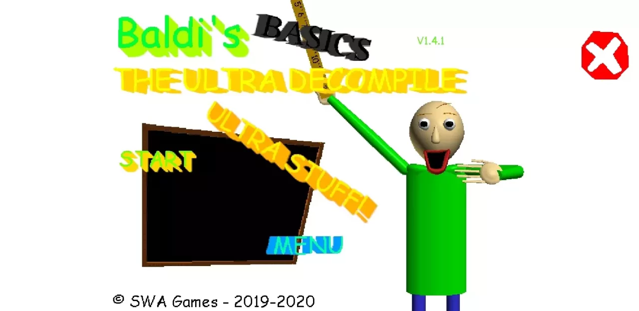 Baldi’s Basics Android The Ultra Decompile V.1.4.1