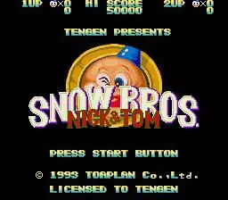 Snow Bros. Nick & Tom