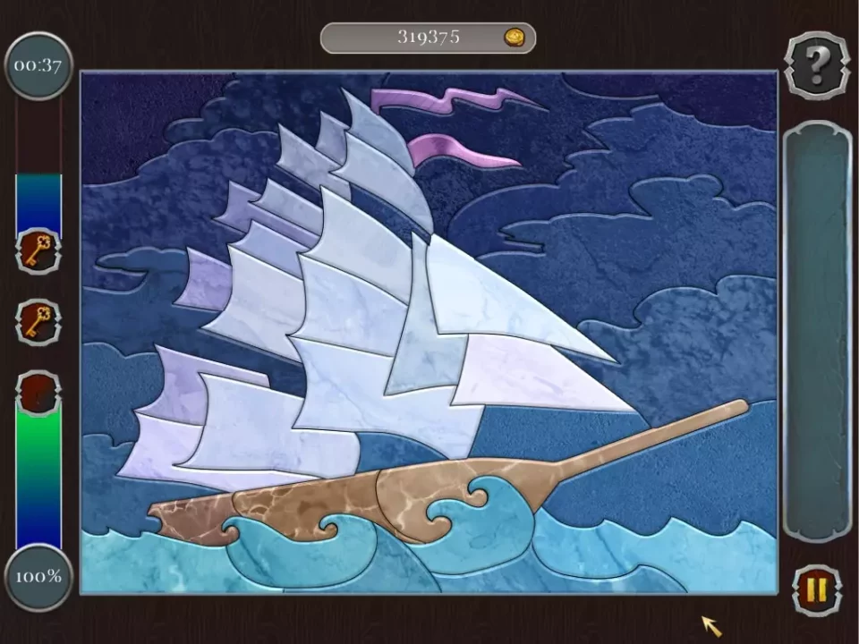 -Pirate Mosaic Puzzle. Caribbean Treasures-游戏截图-好玩游戏库