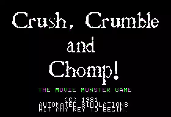 -Crush, Crumble and Chomp!-游戏截图-好玩游戏库