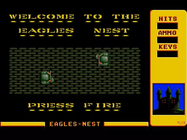-Into the Eagle's Nest (1986)-游戏截图-好玩游戏库