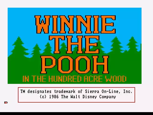 Winnie the Pooh in the Hundred Acre Wood