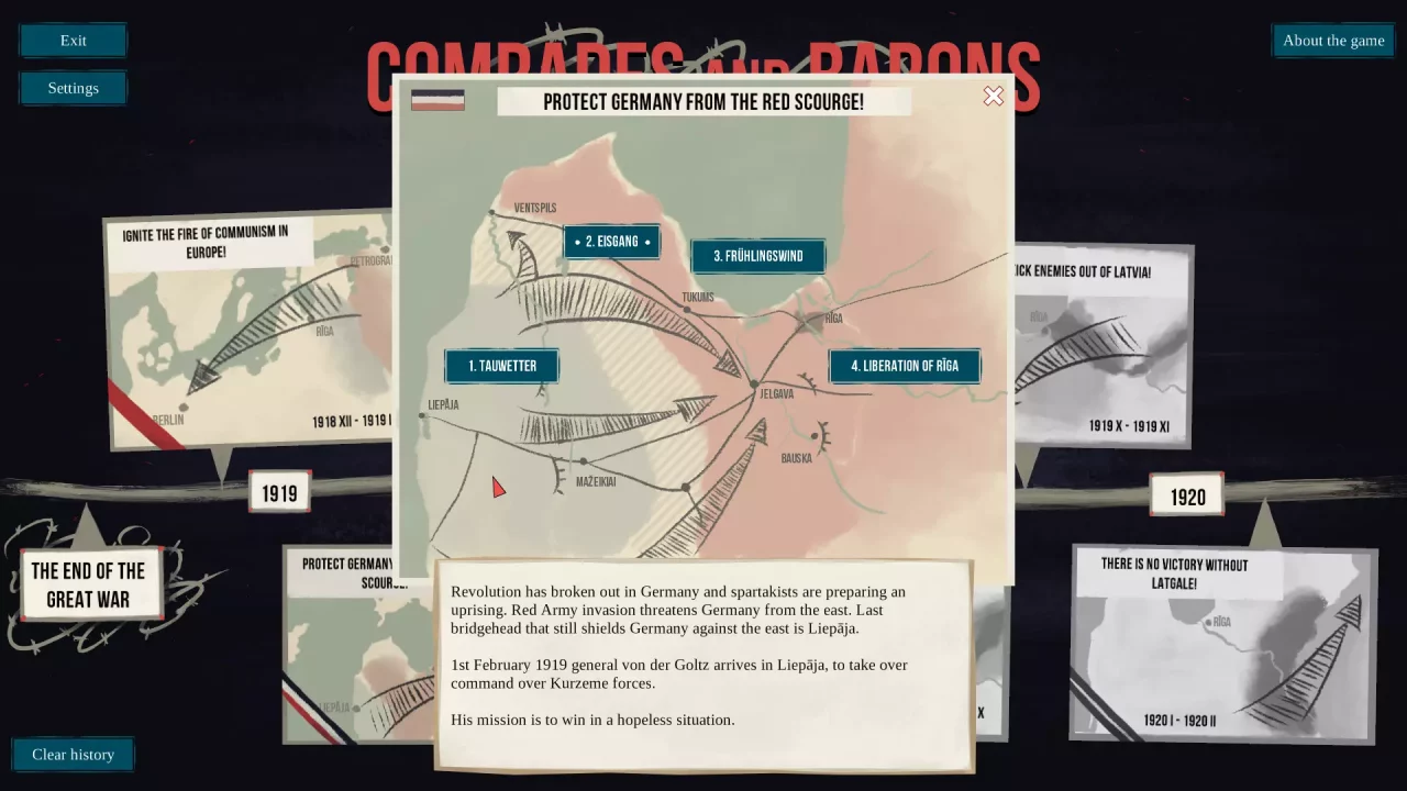 -Comrades and Barons: Solitaire of Bloody 1919-游戏截图-好玩游戏库