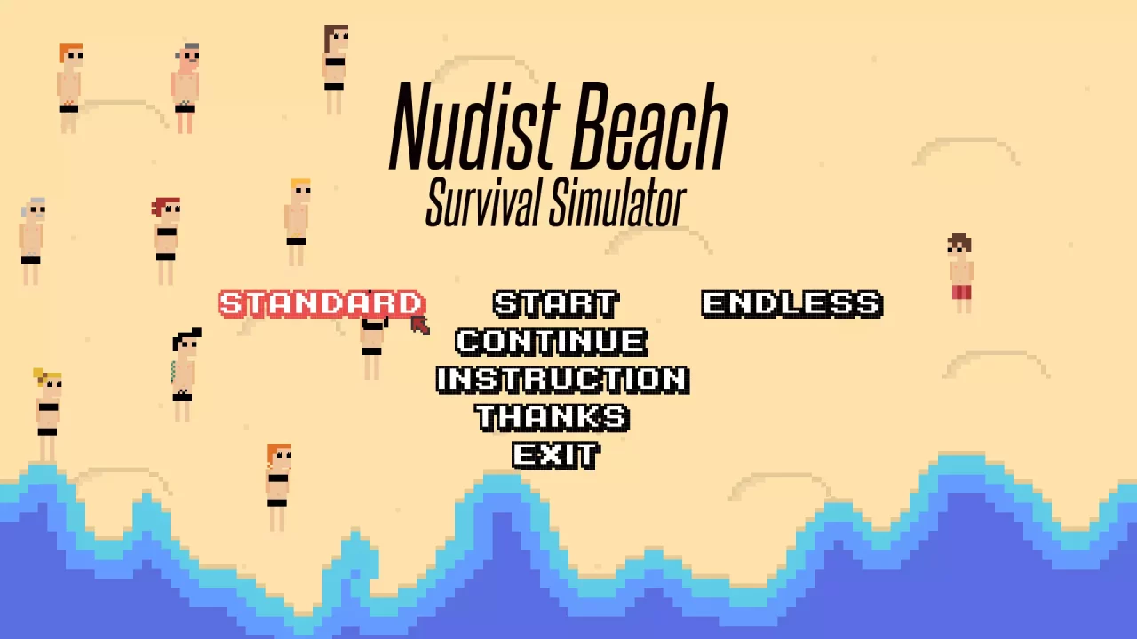 Nudist Beach Survival Simulator