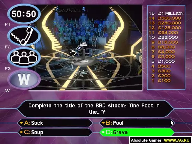 -Who Wants to Be a Millionaire? 2nd UK Edition-游戏截图-好玩游戏库