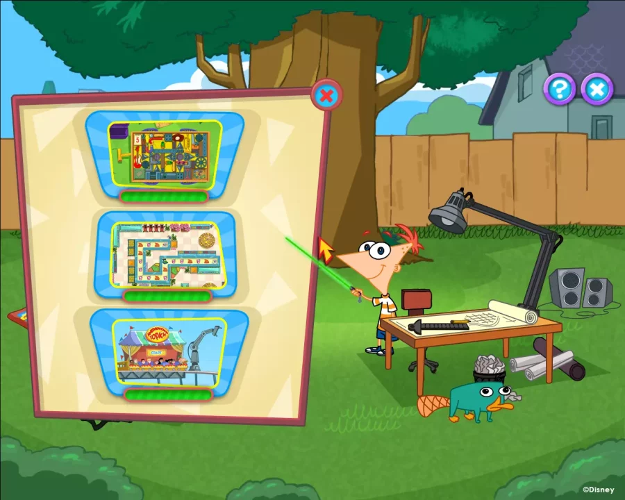 -Phineas and Ferb: New Inventions-游戏截图-好玩游戏库