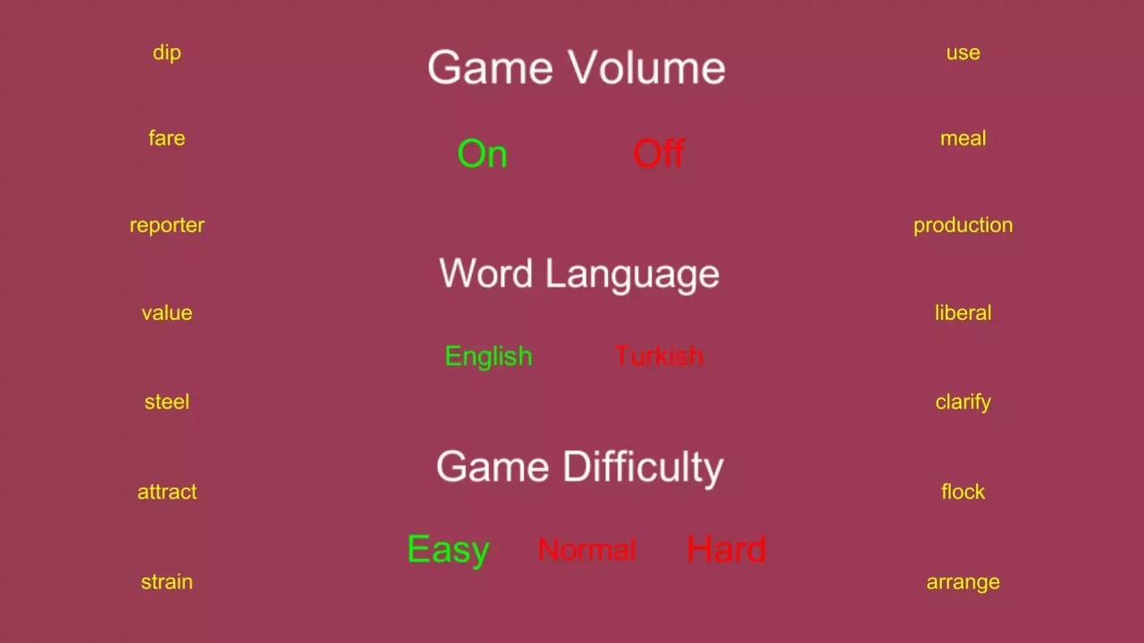 -Word Typing Game-游戏截图-好玩游戏库